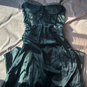 Elegant Teal Formal Dress